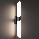Black 3000K Fallon Wall Sconce by W.A.C. Lighting