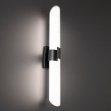 Black 3500K Fallon Wall Sconce by W.A.C. Lighting