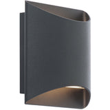 Black Duet Wall Sconce by W.A.C. Lighting