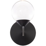 Black 1 Light Double Bubble Wall Lamp by Modern Forms