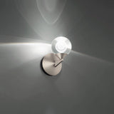 Satin Nickel 1 Light Double Bubble Wall Lamp by Modern Forms