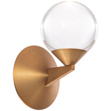 Aged Brass 1 Light Double Bubble Wall Lamp by Modern Forms