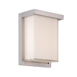 Ledge Outdoor Wall Sconce by Modern Forms, Finish: Brushed Aluminum, Sizes: Small, | Casa Di Luce Lighting