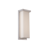 Ledge Outdoor Wall Sconce by Modern Forms, Finish: Brushed Aluminum, Sizes: Medium, | Casa Di Luce Lighting
