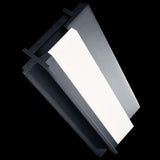 Black Small Enigma Outdoor Wall Lamp by Modern Forms