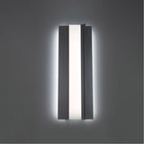 Black Large Enigma Outdoor Wall Lamp by Modern Forms