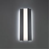 Black Large Enigma Outdoor Wall Lamp by Modern Forms