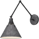 Steel Archer Wall Lamp by Alora