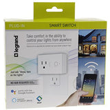 White Wi-Fi Smart Plug in Switch by Legrand Radiant
