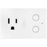 White Wi-Fi Smart Plug in Dimmer by Legrand Radiant