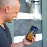 Black Smart Outdoor Switch with GFCI-WIFI