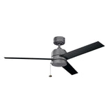 Arkwet Outdoor Fan - Weathered Steel Powder Coat
