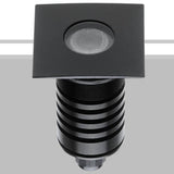 Black Square Tera 2 Ground Recessed Light by Flexa Lighting