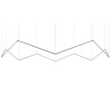 Z Bar Suspension Crown By Koncept, Size: Large, Finish: Matte Black