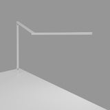 Z Bar Table Lamp Gen 4, Finish: Matte White, Through Table Mount