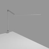 Z Bar Table Lamp Gen 4, Finish: Matte Silver, Clamp