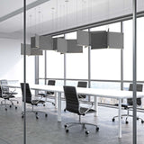 Z Bar Trio Pedant Light By Koncept, Size: Medium, Finish: Silver