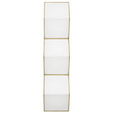 Zig Zag Wall Sconce By Visual Comfort Model, Size: 18.2 inch, Finish: Natural Brass