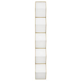 Zig Zag Wall Sconce By Visual Comfort Model, Size: 30.2 inch, Finish: Natural Brass
