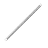 A-Tube Nano Duo Pendant by Lodes, Finish: Chrome, Canopy Color: Matte White, | Casa Di Luce Lighting