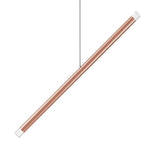A-Tube Nano Duo Pendant by Lodes, Finish: Gold Rose, Canopy Color: Matte White, | Casa Di Luce Lighting
