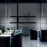 A-Tube Nano Pendant Light by Lodes, Finish: Black Matte, Champagne, Chrome, White Matte, Gold Rose, Gold, Size: Small, Medium, Large, Canopy Color: Matte White, Matte Black, Chrome | Casa Di Luce Lighting