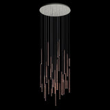 A-Tube Nano Pendant Light by Lodes, Finish: Black Matte, Champagne, Chrome, White Matte, Gold Rose, Gold, Size: Small, Medium, Large, Canopy Color: Matte White, Matte Black, Chrome | Casa Di Luce Lighting