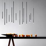 A-Tube Nano Pendant Light by Lodes, Finish: Black Matte, Champagne, Chrome, White Matte, Gold Rose, Gold, Size: Small, Medium, Large, Canopy Color: Matte White, Matte Black, Chrome | Casa Di Luce Lighting