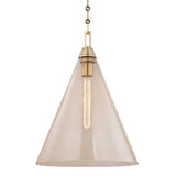 Newbury Pendant by Hudson Valley, Finish: Brass Aged, Nickel Polished, Size: Small, Large, | Casa Di Luce Lighting
