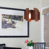 Abeo LED Pendant by Cerno, Color Temperature: 2700K, 3500K, Wood Color: Walnut Dark Stained-Cerno, Walnut-LZF, | Casa Di Luce Lighting