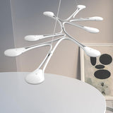 Abstraction Chandelier by Sonneman, Finish: Aluminum, Black, White, Size: Medium, Large, | Casa Di Luce Lighting