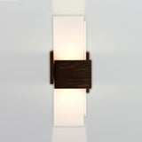 Acuo Wall Sconce by Cerno, Finish: Walnut Dark Stained, Light Option: 2700K LED, | Casa Di Luce Lighting