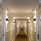 Acuo Wall Sconce by Cerno, Finish: Aluminum Brushed, Walnut Dark Stained, White Washed Oak, Walnut, Light Option: 2700K LED, 3500K LED, GU24, | Casa Di Luce Lighting