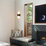 Acuo Wall Sconce by Cerno, Finish: Aluminum Brushed, Walnut Dark Stained, White Washed Oak, Walnut, Light Option: 2700K LED, 3500K LED, GU24, | Casa Di Luce Lighting