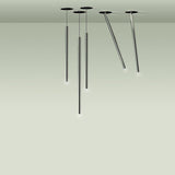 Canna Nuda Metallo Pendant by Nemo, Finish: White/White, White/Chrome, , | Casa Di Luce Lighting