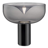 Aella T Table Lamp by Leucos, Color: Smoke Grey, Finish: Gunmetal - Tech, | Casa Di Luce Lighting