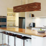 Aeris Linear Pendant by Cerno, Color: Walnut, Dark Stained Walnut - Cerno, Finish: Aluminum Brushed, Black Anodized Aluminum-Cerno, Light Option: 2700K LED, 3500K LED | Casa Di Luce Lighting