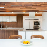 Aeris Linear Pendant by Cerno, Color: Walnut, Dark Stained Walnut - Cerno, Finish: Aluminum Brushed, Black Anodized Aluminum-Cerno, Light Option: 2700K LED, 3500K LED | Casa Di Luce Lighting