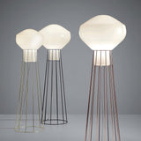 Aerostat Floor Lamp by Fabbian, Finish: Black, Copper, Brass, Size: Small, Large, | Casa Di Luce Lighting