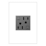 Adorne 15A Tamper-Resistant Self-Test GFCI Outlet by Legrand Adorne, Color: White, Graphite, Magnesium-Legrand Adorne, , | Casa Di Luce Lighting