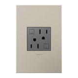 Adorne 15A Tamper-Resistant Self-Test GFCI Outlet by Legrand Adorne, Color: White, Graphite, Magnesium-Legrand Adorne, , | Casa Di Luce Lighting