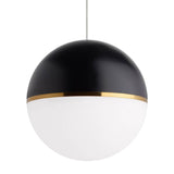 Akova Pendant by Tech Lighting, Color: Matte Black / Aged Brass - Tech, Finish: Nickel Satin, | Casa Di Luce Lighting