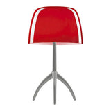 Lumiere Table Lamp by Foscarini, Color: Turquoise, White, Warm White, Cherry Red - Foscarini, Finish: Aluminum, Champagne, Black Chrome, Size: Small, Large | Casa Di Luce Lighting