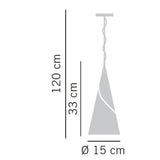 Albachiara White Pendant by Sillux by Sillux, Title: Default Title, , | Casa Di Luce Lighting