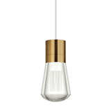 Alva Pendant by Tech Lighting, Finish: Aged Brass, Color: White Cord, Color Temperature: 2200K | Casa Di Luce Lighting