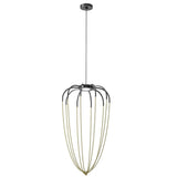 Alysoid Pendant by AXO Light, Finish: Anthracite Grey and Natural Brass-AXO Light, Anthracite Grey and Polished Black-AXO Light, Size: Small, Medium, Large, X-Large, | Casa Di Luce Lighting