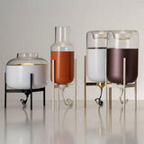 Coco Table Lamp by Vesoi, Color: Bronze, Fume-Slamp, Grey, Orange, White, Clear, Finish: Black, Brass Brushed, White, Natural Brass, | Casa Di Luce Lighting