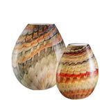 Ambiente Squame Table Lamp by Murano Arte, Color: Amber, Size: Medium, | Casa Di Luce Lighting