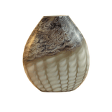 Ambiente Squame Table Lamp by Murano Arte, Color: Dove Grey, Size: Medium, | Casa Di Luce Lighting