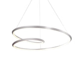 Ampersand Pendant by Kuzco, Finish: Nickel Brushed, Size: Large, | Casa Di Luce Lighting